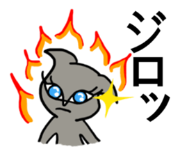 She is a celeb cat. sticker #2775352