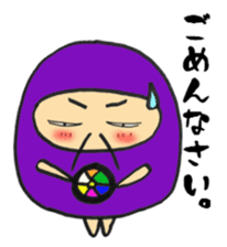 Purple hermit sticker #2776560