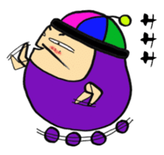 Purple hermit sticker #2776569