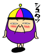 Purple hermit sticker #2776570