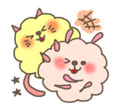 mofuusausa and mofunyan2 sticker #2776634