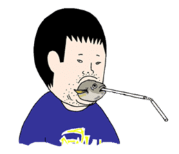 THE THREE YOUNG-MEN IN MIDNIGHT sticker #2777471