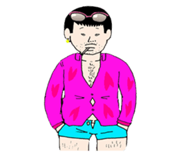 THE THREE YOUNG-MEN IN MIDNIGHT sticker #2777472