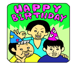 THE THREE YOUNG-MEN IN MIDNIGHT sticker #2777473