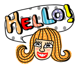 Miss Vivid Polka Dot sticker #2777675