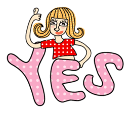 Miss Vivid Polka Dot sticker #2777678