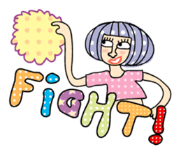 Miss Vivid Polka Dot sticker #2777681