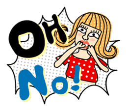 Miss Vivid Polka Dot sticker #2777683