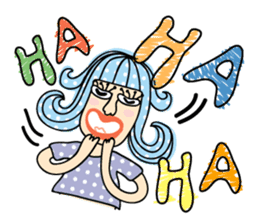 Miss Vivid Polka Dot sticker #2777687