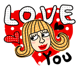 Miss Vivid Polka Dot sticker #2777689