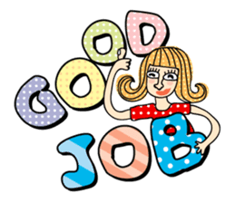 Miss Vivid Polka Dot sticker #2777691