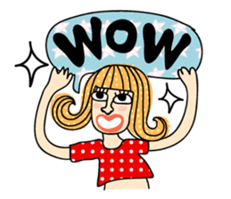 Miss Vivid Polka Dot sticker #2777692