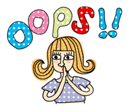 Miss Vivid Polka Dot sticker #2777695