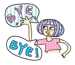 Miss Vivid Polka Dot sticker #2777702