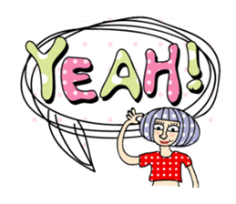 Miss Vivid Polka Dot sticker #2777704