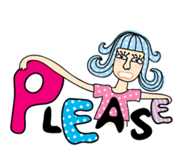 Miss Vivid Polka Dot sticker #2777707