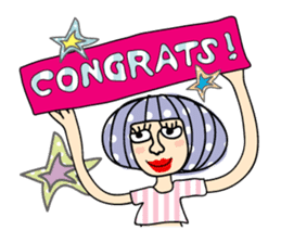 Miss Vivid Polka Dot sticker #2777713