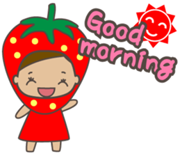 Pretty strawberry girls sticker #2777840