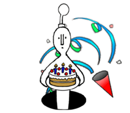 Daily life of the alien Ver.5 sticker #2778075