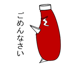 mayonnaise and ketchup sticker sticker #2778164
