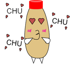 mayonnaise and ketchup sticker sticker #2778173