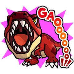 Wild and free soul? Dinosaur sticker