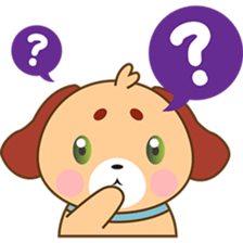 Woofie, the cute little puppy sticker #2778599