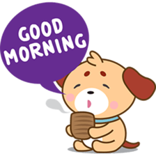 Woofie, the cute little puppy sticker #2778602