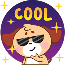 Woofie, the cute little puppy sticker #2778609