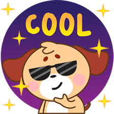 Woofie, the cute little puppy sticker #2778609