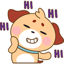 Woofie, the cute little puppy sticker #2778610