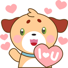 Woofie, the cute little puppy sticker #2778611