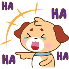 Woofie, the cute little puppy sticker #2778616