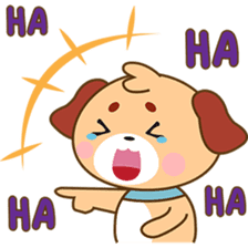 Woofie, the cute little puppy sticker #2778616