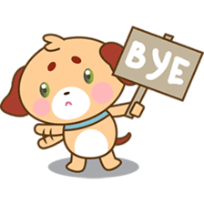 Woofie, the cute little puppy sticker #2778623