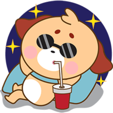 Woofie, the cute little puppy sticker #2778624