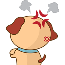 Woofie, the cute little puppy sticker #2778631