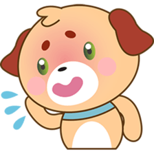 Woofie, the cute little puppy sticker #2778632