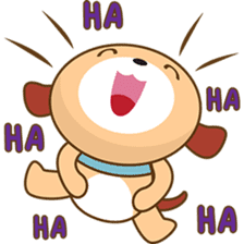 Woofie, the cute little puppy sticker #2778633