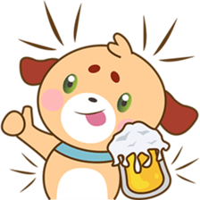 Woofie, the cute little puppy sticker #2778634