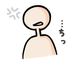 The evolved stick person sticker #2778879