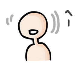 The evolved stick person sticker #2778884