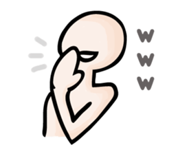 The evolved stick person sticker #2778888