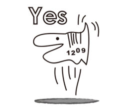 Barcode Dinosaur sticker #2778921