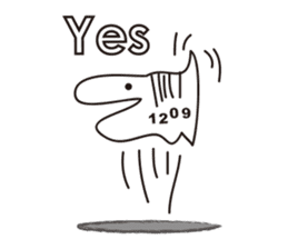 Barcode Dinosaur sticker #2778921