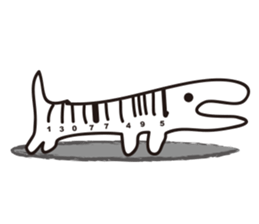 Barcode Dinosaur sticker #2778931