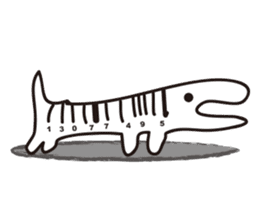 Barcode Dinosaur sticker #2778931