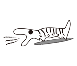 Barcode Dinosaur sticker #2778932