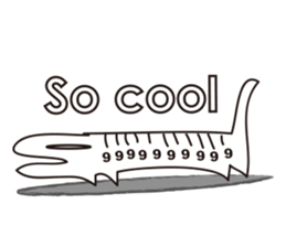 Barcode Dinosaur sticker #2778948