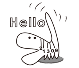 Barcode Dinosaur sticker #2778952